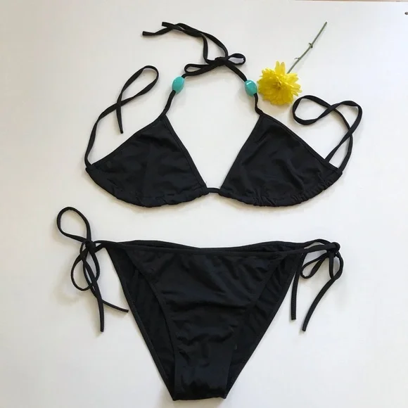 Euro Swim-Wear Swim Nwt Euro Swimwear Piece String Bikini